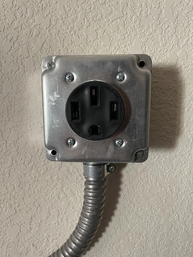 NEMA 14-50 outlet installed for Electrical Panel Upgrade in Pueblo West